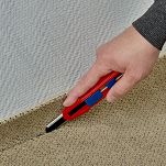 Nóż z odłamywanym ostrzem 18mm  CutiX  KNIPEX 90 10 165 BK - 5