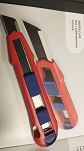 Nóż z odłamywanym ostrzem 18mm  CutiX  KNIPEX 90 10 165 BK - 16