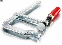 Ścisk śrubowy ślusarski stalowy 200x100 GZ BESSEY GZ20 - 4