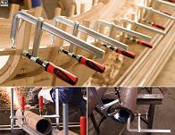 Ścisk śrubowy ślusarski stalowy 200x100 GZ BESSEY GZ20 - 5