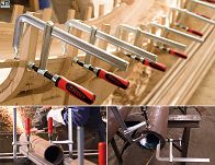 Ścisk śrubowy ślusarski stalowy 200x100 GZ BESSEY GZ20 - 5