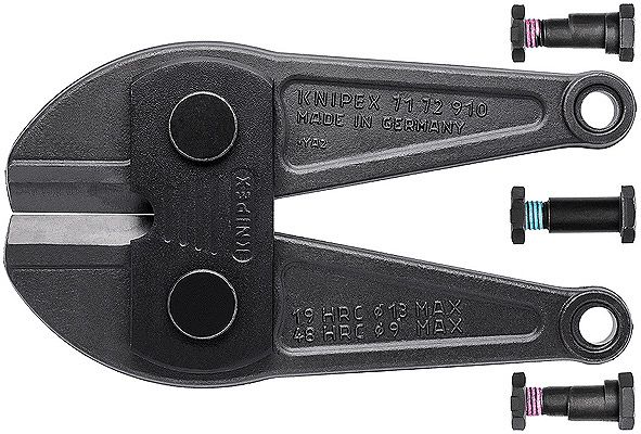Główka zapasowa do 71 72 910 ze śrubami KNIPEX 71 79 910