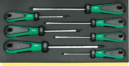 Zestaw TCS 1/3 Wkrętaków 3K-DRALL, 7-Częściowy TCS 4820/4830 STAHLWILLE 96838184