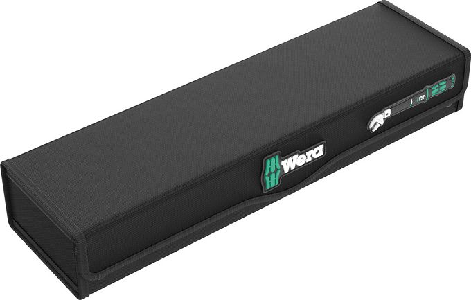 Etui tekstylne 9593 do zestawu z kluczem dynamometrycznym 9558 do połączeń instalacji rurowych, bez narzędzi, 380 x 100 x 60 mm WERA 05136432001