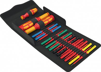 Zestaw narzędzi do szaf sterowniczych Kraftform Kompakt VDE Safe-Torque Speed Set 1, 23 części WERA 05006633001