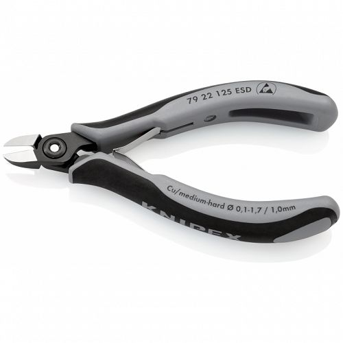 Precyzyjne szczypce boczne 125 ESD KNIPEX 79 22 125 ESD