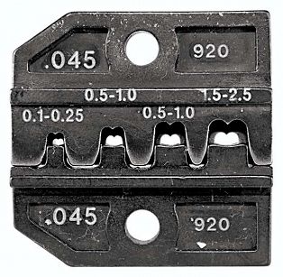 Matryca zagniatająca złącza nieizolowane 0,1 - 2,5 mm RENNSTEIG 624 045 3 0