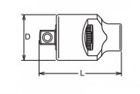 Grzechotka nasuwana 1/4