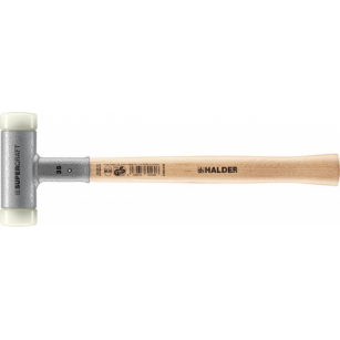 Młotek z miękkimi obuchami SUPERCRAFT, 35mm, bezodrzutowy HALDER 3366.035