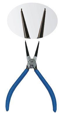 Szczypce do pierścieni segera wewnętrznych, proste 125 mm, zakres 12 - 28 mm KING TONY 68HS-05 