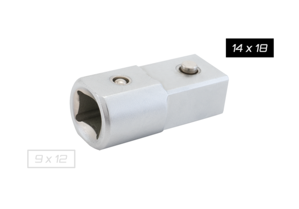 Adapter do klucza dynamometrycznego 9x12 bez głowicy na 14x18 KING TONY 34505102R