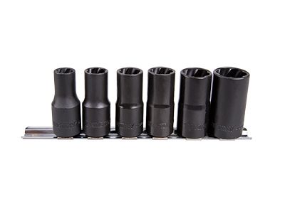 Zestaw nasadek 1/2" do uszkodzonych śrub 10-19 mm KING TONY 9TD036MR