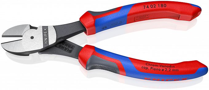 Szczypce Tnące Boczne precyzyjne ostrze o zwiększonym przełożeniu KNIPEX 74 02 180