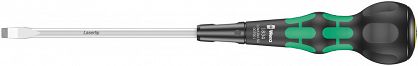 Wkrętak do śrub z nacięciem prostym (z rowkiem), warsztatowy, z rękojeścią kulistą Kraftform Ball-Grip 1834, 1 x 6 x 150 mm WERA 05007901001