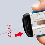 Narzędzie do ściągania izolacji z kabli światłowodowych  0,125mm KNIPEX 12 85 110 SB - 3
