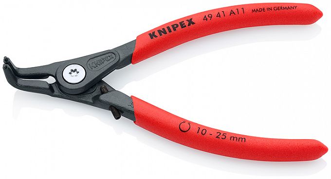 Szczypce precyzyjne do pierścieni osadczych Segera zewnętrznych 10-25 mm KNIPEX 49 41 A11