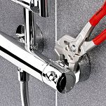 Szczypce Klucz w Jednym Narzędziu gładkie szczęki chwyt do 52 mm 86 03 250 KNIPEX - 11