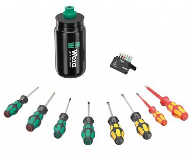 Zestaw 9540 Kraftform XL Bottle Set, 17 część WERA 05100028001