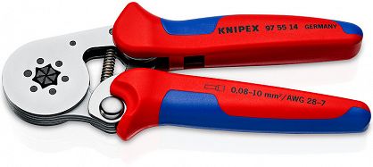 Szczypce do Zaciskania Tulejek w sześciokąt  do 10 mm² KNIPEX 97 55 14