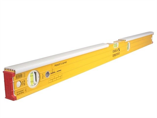 Poziomica aluminiowa murarska do pobijania 80cm 3 libelle Stabila 96-2 K 16403