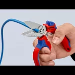 Nożyczki kątowe dla elektryków KNIPEX 95 05 20 SB - 4