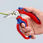 Nożyczki kątowe dla elektryków KNIPEX 95 05 20 SB - 11