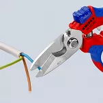 Nożyczki kątowe dla elektryków KNIPEX 95 05 20 SB - 5