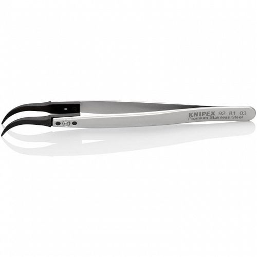 Pinceta ESD z wymiennymi końcówkami KNIPEX 92 81 03