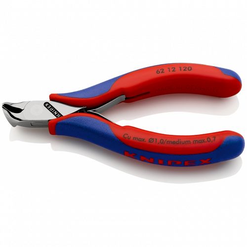 Szczypce tnące kątowe dla elektroników KNIPEX 62 12 120