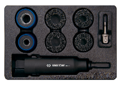 Zestwa do czyszczenia śrub i piast kół 8 cz. KING TONY 9BK7009