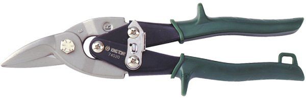 Nożyce dźwigniowe do cięcia kształtowego blach 1.2 mm prawe KING TONY 74020