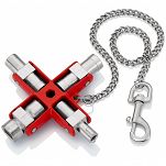 Klucz wielofunkcyjny do szaf 9 gniazd KNIPEX 00 11 06 - 3