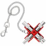 Klucz wielofunkcyjny do szaf 9 gniazd KNIPEX 00 11 06 - 4