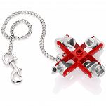 Klucz wielofunkcyjny do szaf 9 gniazd KNIPEX 00 11 06 - 5