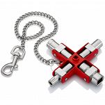 Klucz wielofunkcyjny do szaf 9 gniazd KNIPEX 00 11 06 - 2