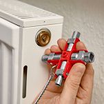 Klucz wielofunkcyjny do szaf 9 gniazd KNIPEX 00 11 06 - 12