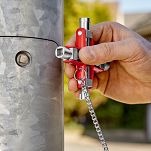 Klucz wielofunkcyjny do szaf 9 gniazd KNIPEX 00 11 06 - 8