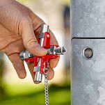 Klucz wielofunkcyjny do szaf 9 gniazd KNIPEX 00 11 06 - 7