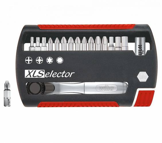Zestaw bitów XLSelector Standard 25 mm mieszany z grzechotką na bity forma C 6,3 (1/4