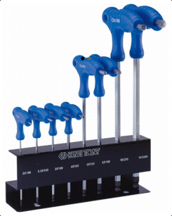 Imbusy zestaw z uchwytem 8szt. 1160 - HEX / HEX Z KULKĄ 2 - 10mm KING TONY 22118MR