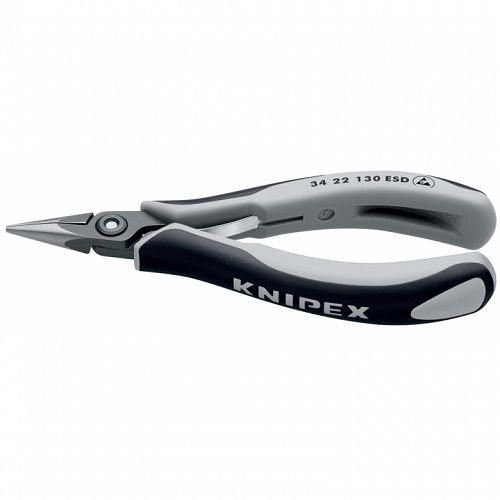 Szczypce precyzyjne dla elektroników ESD KNIPEX 34 22 130 ESD