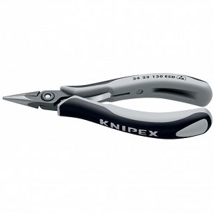 Szczypce precyzyjne dla elektroników ESD KNIPEX 34 22 130 ESD