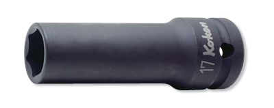 Nasadka udarowa sześciokątna cienkościenna głęboka, 9mm KOKEN