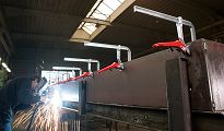 Ścisk dźwigniowy zapadkowy ślusarski stalowy 600/120mm GH BESSEY GH60 - 4