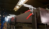 Ścisk dźwigniowy zapadkowy ślusarski stalowy 600/120mm GH BESSEY GH60 - 5