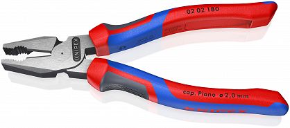 Kombinerki Szczypce Uniwersalne o zwiększonym przełożeniu KNIPEX 02 02 180
