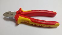 Szczypce Tnące Boczne Poręczne Izolowane KNIPEX 70 06 160 - 7