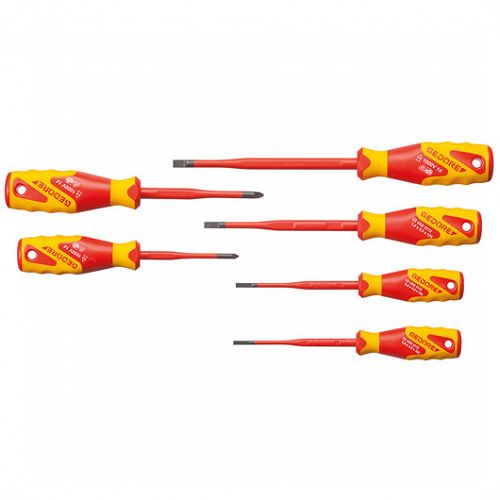 Wkrętaki śrubokręty izolowane slim zestaw nr VDE 2162-2172 PZ-06 GEDORE 2928728