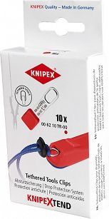 Klipsy do narzędzi TehteredTool (10 szt.) KNIPEX 00 62 10 TR