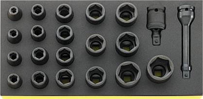 Zestaw TCS 1/3 narzędzi IMPACT 1/2", 21-el. TCS 50IMP/19/2 STAHLWILLE 96838791